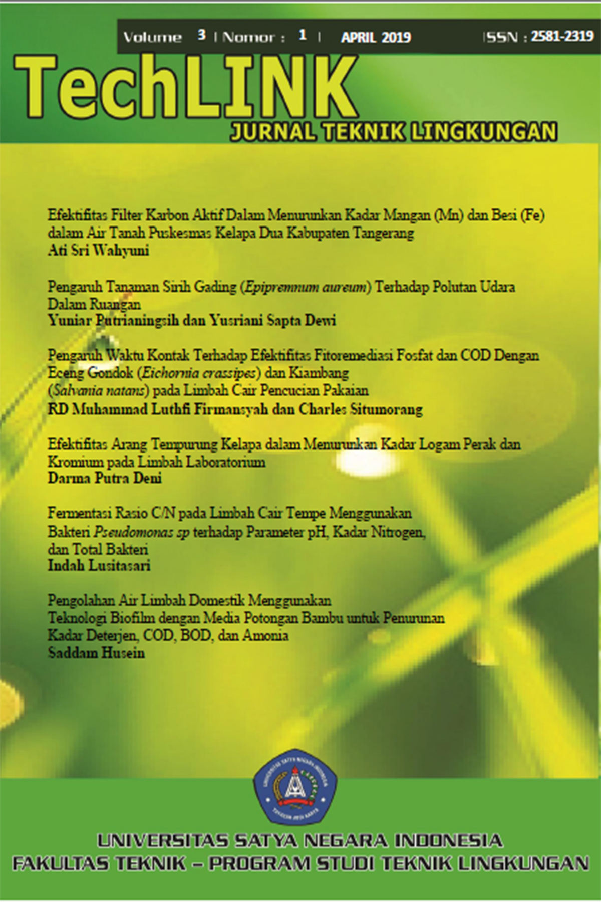 					View Vol. 3 No. 1 (2019)
				