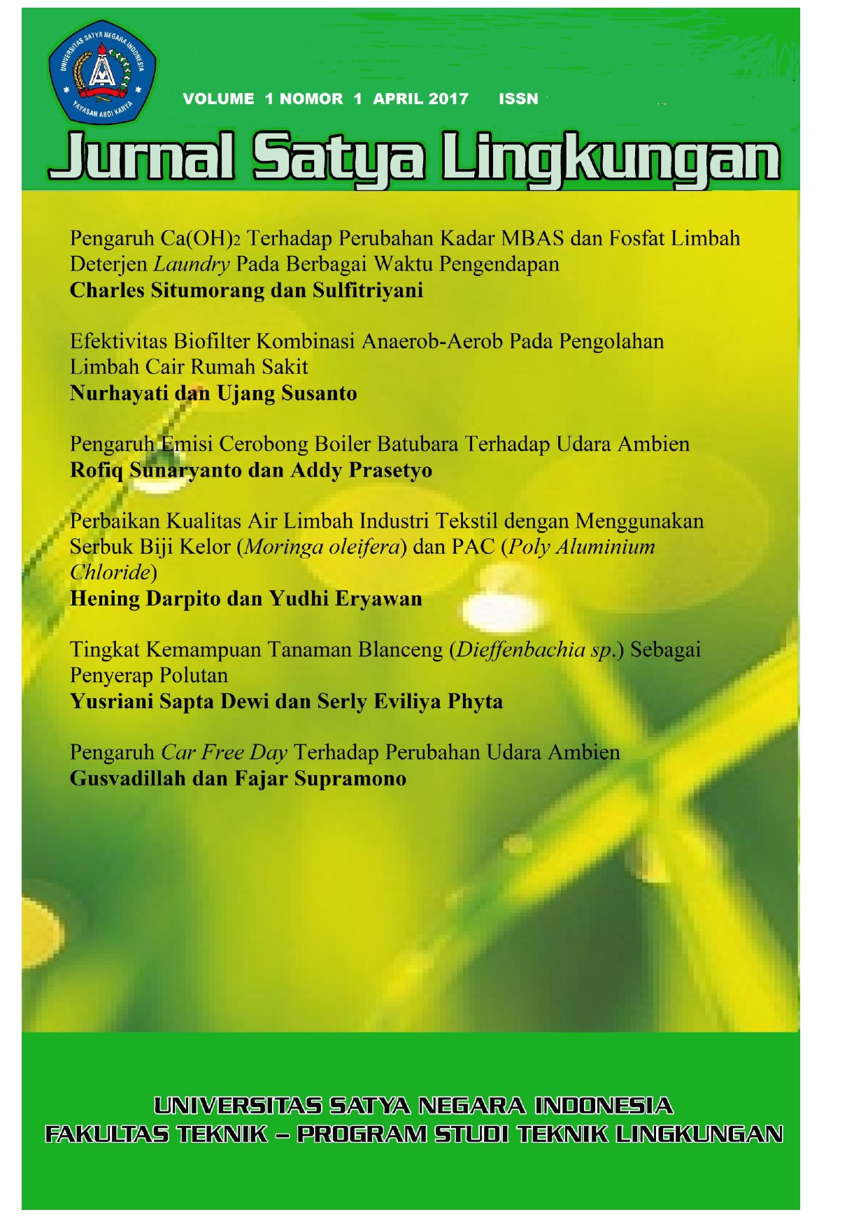 					View Vol. 1 No. 01 (2017)
				